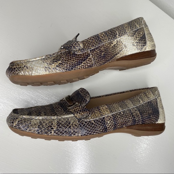 Geox Respira cream black Horsebit driving moccasin - Picture 2 of 8